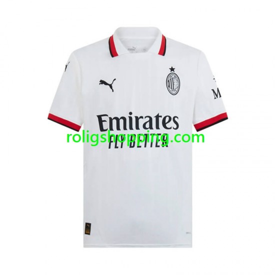 Fotbollströja AC Milan Män Bortaställ 2024-2025 Kort ärm