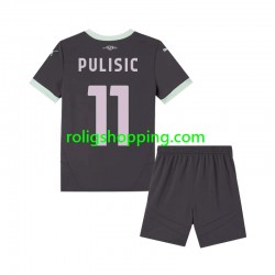 Fotbollströja AC Milan Pulisic 11 Barn Tredjeställ 2024-2025 Kort ärm
