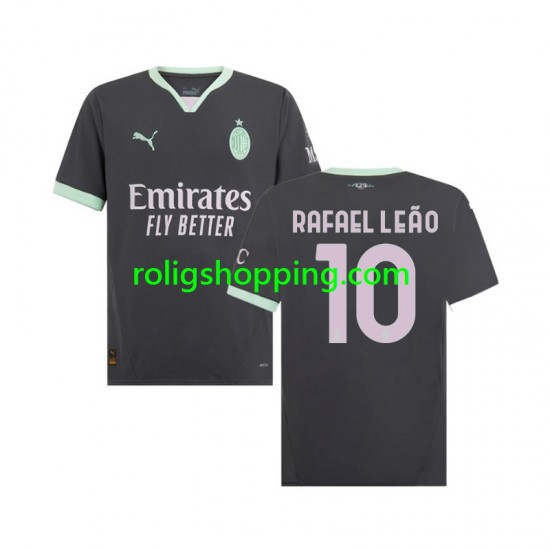 Fotbollströja AC Milan Rafael Leao 10 Män Tredjeställ 2024-2025 Kort ärm
