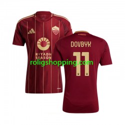 Fotbollströja AS Roma Artem Dovbyk 11 Män Hemmaställ 2024-2025 Kort ärm