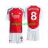 Fotbollströja Arsenal Odegaard 8 Barn Hemmaställ 2024-2025 Kort ärm