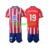 Fotbollströja Atlético Madrid J.Alvarez 19 Barn Hemmaställ 2024-2025 Kort ärm