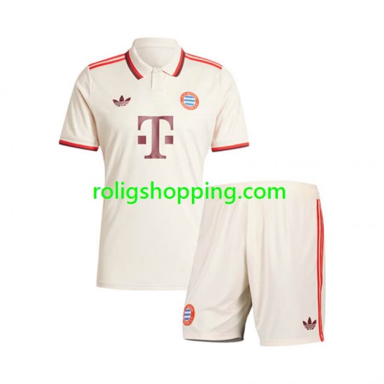 Fotbollströja FC Bayern München Barn Tredjeställ 2024-2025 Kort ärm