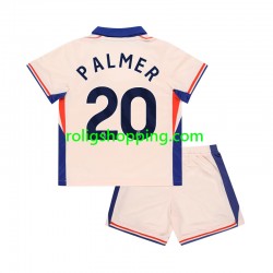 Fotbollströja Chelsea Cole Palmer 20 Barn Bortaställ 2024-2025 Kort ärm