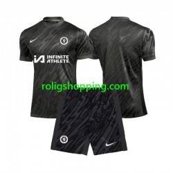 Fotbollströja Chelsea Målvakt Barn Bortaställ 2024-2025 Kort ärm