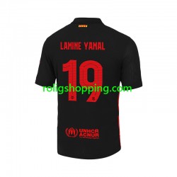 Fotbollströja FC Barcelona LAMINE YAMAL 19 UCL Font Män Bortaställ 2024-2025 Kort ärm