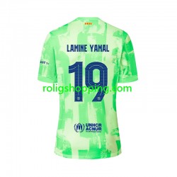 Fotbollströja FC Barcelona LAMINE YAMAL 19 UCL Font Män Tredjeställ 2024-2025 Kort ärm