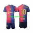 Fotbollströja FC Barcelona Ronaldinho 10 Barn Hemmaställ 2024-2025 Lång ärm