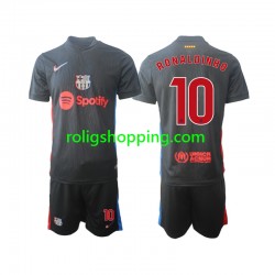 Fotbollströja FC Barcelona Ronaldinho 10 Barn Bortaställ 2024-2025 Kort ärm