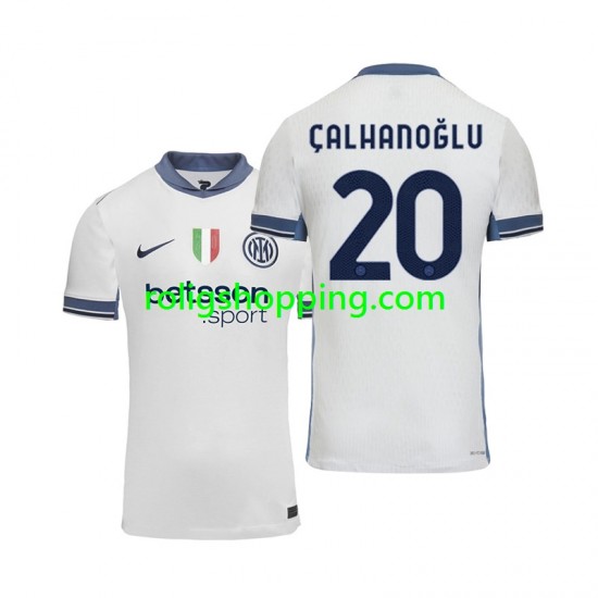Fotbollströja Inter Milan Hakan Calhanoglu 20 Män Bortaställ 2024-2025 Kort ärm