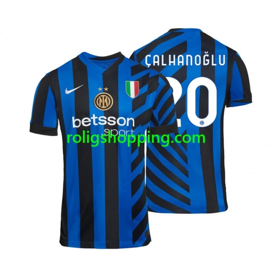 Fotbollströja Inter Milan Hakan Calhanoglu 20 Män Hemmaställ 2024-2025 Kort ärm