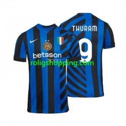 Fotbollströja Inter Milan Marcus Thuram 9 Män Hemmaställ 2024-2025 Kort ärm