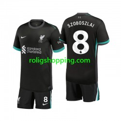 Fotbollströja Liverpool Szoboszlai 8 Barn Bortaställ 2024-2025 Kort ärm