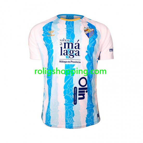 Fotbollströja Málaga CF Män Hemmaställ 2024-2025 Kort ärm