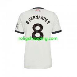 Fotbollströja Manchester United Bruno Fernandes 8 Män Tredjeställ 2024-2025 Kort ärm