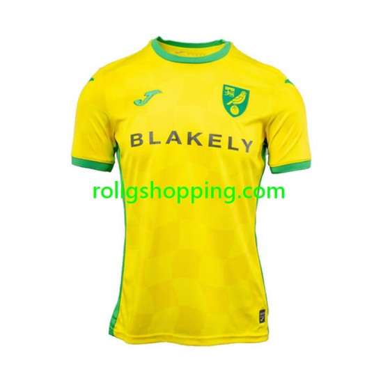 Fotbollströja Norwich City Män Hemmaställ 2024-2025 Kort ärm