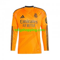 Fotbollströja Real Madrid Män Bortaställ 2024-2025 Lång ärm