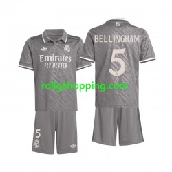 Fotbollströja Real Madrid Bellingham 5 Barn Tredjeställ 2024-2025 Kort ärm