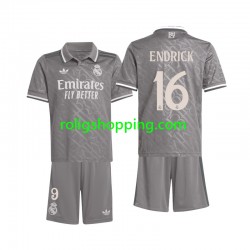 Fotbollströja Real Madrid Endrick 16 Barn Tredjeställ 2024-2025 Kort ärm