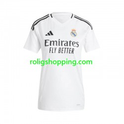 Fotbollströja Real Madrid Kvinnor Hemmaställ 2024-2025 Kort ärm