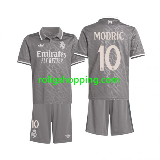 Fotbollströja Real Madrid Modrić 10 Barn Tredjeställ 2024-2025 Kort ärm