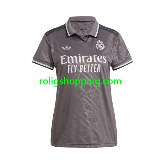 Fotbollströja Real Madrid Kvinnor Tredjeställ 2024-2025 Kort ärm