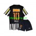 Fotbollströja Santos PELE 10 -2012 Retro Barn Bortaställ 2011 Kort ärm