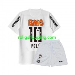 Fotbollströja Santos PELE 10 -2012 Retro Barn Hemmaställ 2011 Kort ärm