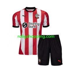 Fotbollströja Southampton Barn Hemmaställ 2024-2025 Kort ärm