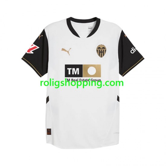 Fotbollströja Valencia CF Män Hemmaställ 2024-2025 Kort ärm