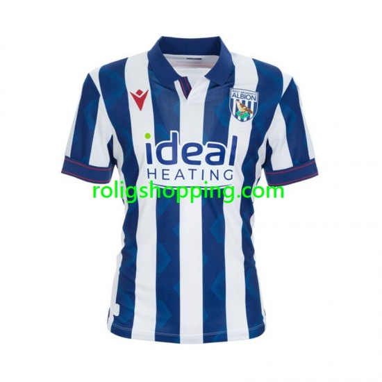 Fotbollströja West Bromwich Albion Män Hemmaställ 2024-2025 Kort ärm