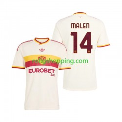 Fotbollströja AS Roma Donyell Malen 14 Män Bortaställ 2026-2027 Kort ärm Fotbollströja AS Roma Donyell Malen 14 Män Bortaställ 2026-2027 Kort ärm