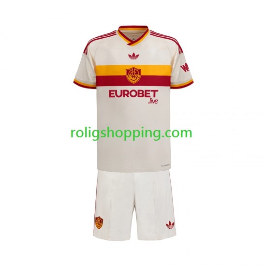 Fotbollströja AS Roma Barn Bortaställ 2026-2027 Kort ärm