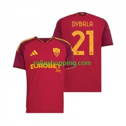 Fotbollströja AS Roma Paulo Dybala 21 Män Hemmaställ 2026-2027 Kort ärm