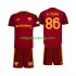Fotbollströja AS Roma Rodrigo Mora 86 Barn Hemmaställ 2026-2027 Kort ärm