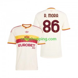 Fotbollströja AS Roma Rodrigo Mora 86 Män Bortaställ 2026-2027 Kort ärm