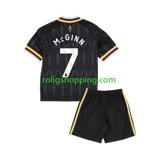 Fotbollströja Aston Villa John McGinn 7 Barn Bortaställ 2026-2027 Kort ärm