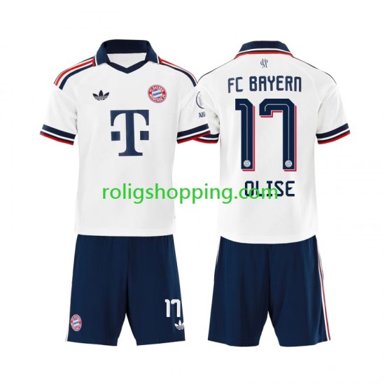 Fotbollströja FC Bayern München Michael Olise 17 Barn Bortaställ 2026-2027 Kort ärm