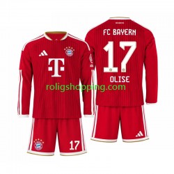 Fotbollströja FC Bayern München Michael Olise 17 Barn Hemmaställ 2026-2027 Lång ärm