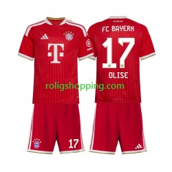 Fotbollströja FC Bayern München Michael Olise 17 Barn Hemmaställ 2026-2027 Kort ärm