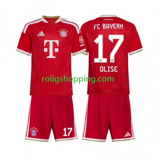 Fotbollströja FC Bayern München Michael Olise 17 Barn Hemmaställ 2026-2027 Kort ärm