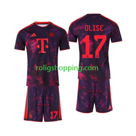 Fotbollströja FC Bayern München Michael Olise 17 Barn Tredjeställ 2026-2027 Kort ärm