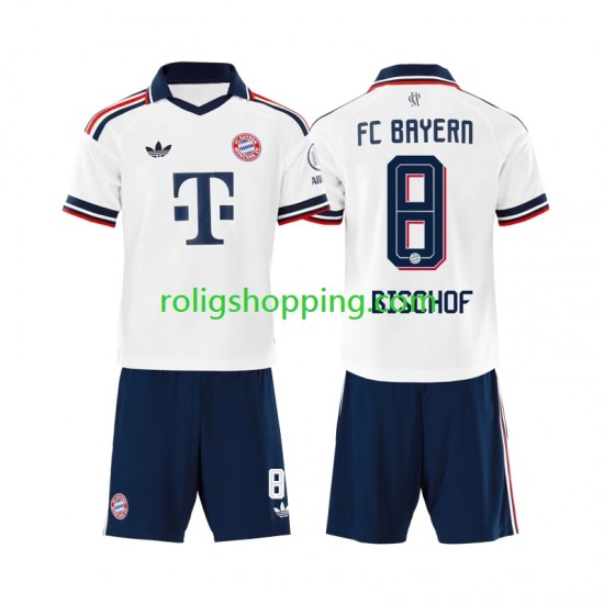 Fotbollströja FC Bayern München Tom Bischof 8 Barn Bortaställ 2026-2027 Kort ärm