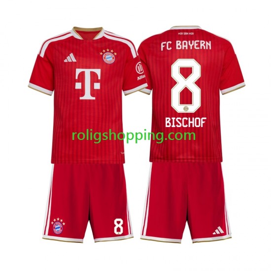 Fotbollströja FC Bayern München Tom Bischof 8 Barn Hemmaställ 2026-2027 Kort ärm