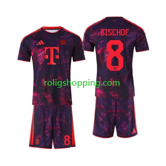 Fotbollströja FC Bayern München Tom Bischof 8 Barn Tredjeställ 2026-2027 Kort ärm