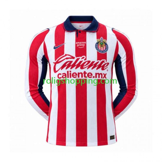 Fotbollströja CD Guadalajara Män Hemmaställ 2026-2027 Lång ärm