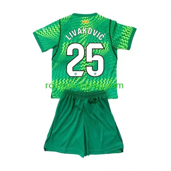 Fotbollströja FC Barcelona Dominik Livakovic 25 Målvakt Barn Hemmaställ 2026-2027 Kort ärm