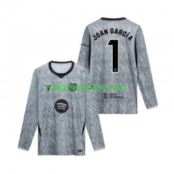 Fotbollströja FC Barcelona Joan Garcia 1 Målvakt Män Bortaställ 2026-2027 Lång ärm