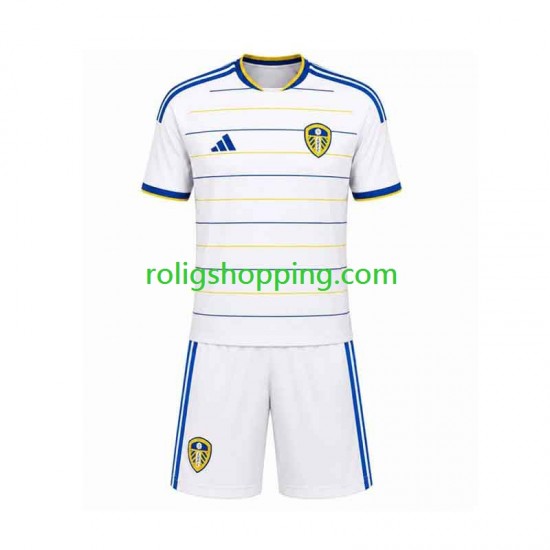 Fotbollströja Leeds United Barn Hemmaställ 2026-2027 Kort ärm