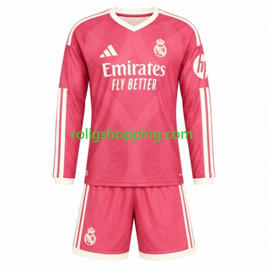 Fotbollströja Real Madrid Barn Tredjeställ 2026-2027 Lång ärm